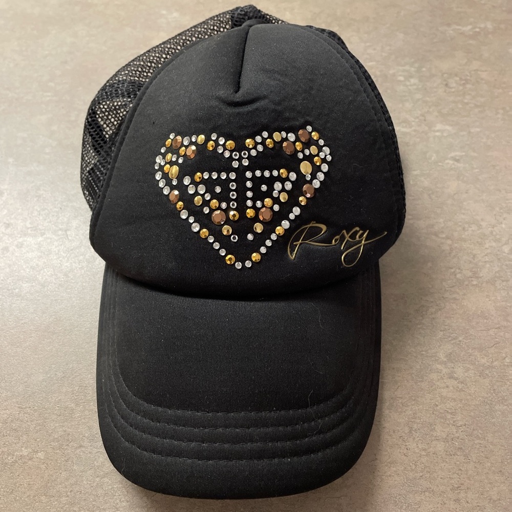 Roxy Rhinestone/Stud Trucker Hat